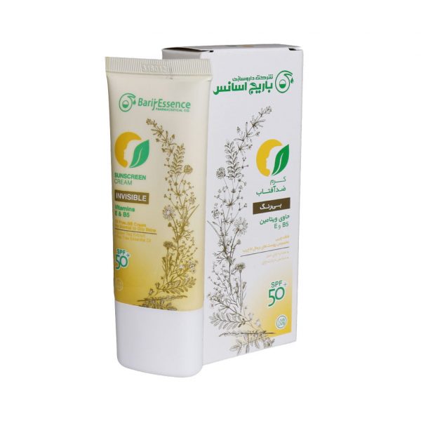 کرم ضد آفتاب SPF50 پوست‌ نرمال تا چرب باریج اسانس 60 میلی لیتر