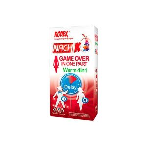 کاندوم تاخیری تحریک کننده بانوان گرم مدل Game Over In One Part Warm 4in1 کدکس 12 عددی