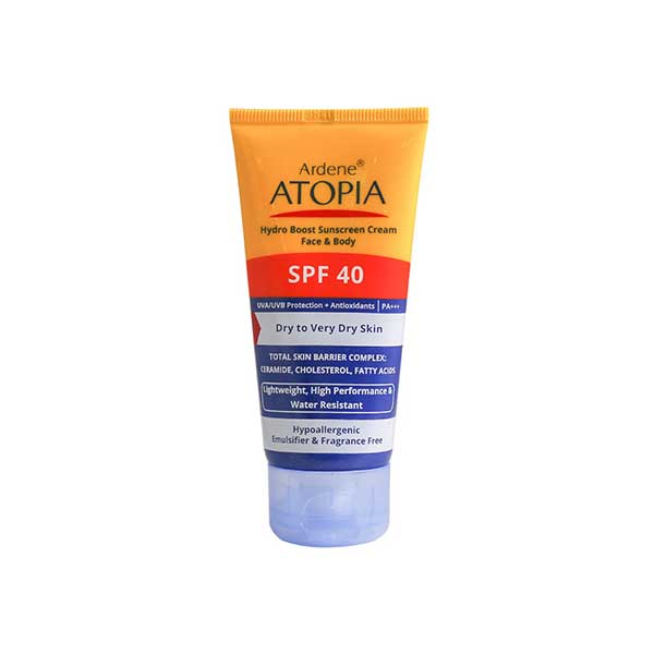 کرم ضد آفتاب SPF40 آتوپیا آردن مناسب پوست خشک ۵۰ گرم