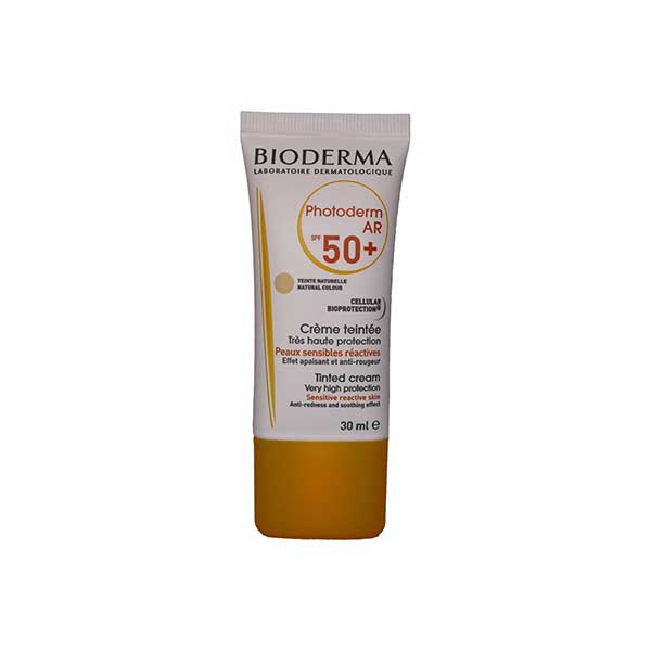 کرم ضد آفتاب فتودرم ای آر رنگی بایودرما ⁺SPF50 مناسب پوست های حساس و مستعد قرمزی ۳۰ میلی لیتر