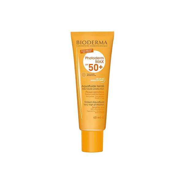 فلوئید ضد آفتاب فتودرم مکس آکوا ⁺SPF50 بایودرما مناسب پوست های چرب تا مختلط ۴۰ میلی لیتر