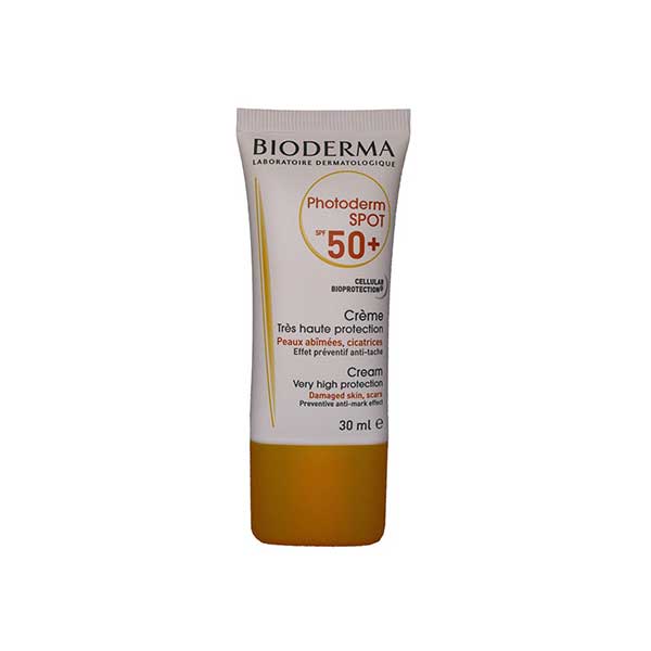 کرم ضد آفتاب فتودرم اسپات SPF50 بایودرما ۳۰ میلی لیتر