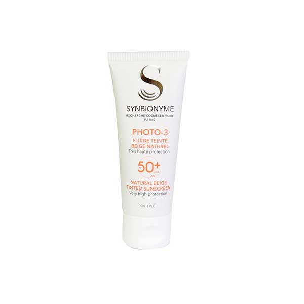 ضد آفتاب فاقد چربی فتو ۳ سین بیونیم +SPF50 رنگ بژ طبیعی ۴۰ میلی لیتر