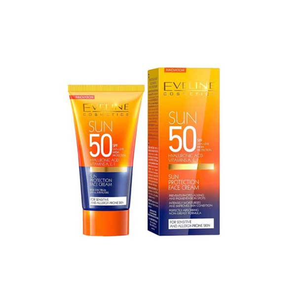 ضدآفتاب صورت SPF50 اولاین Eveline